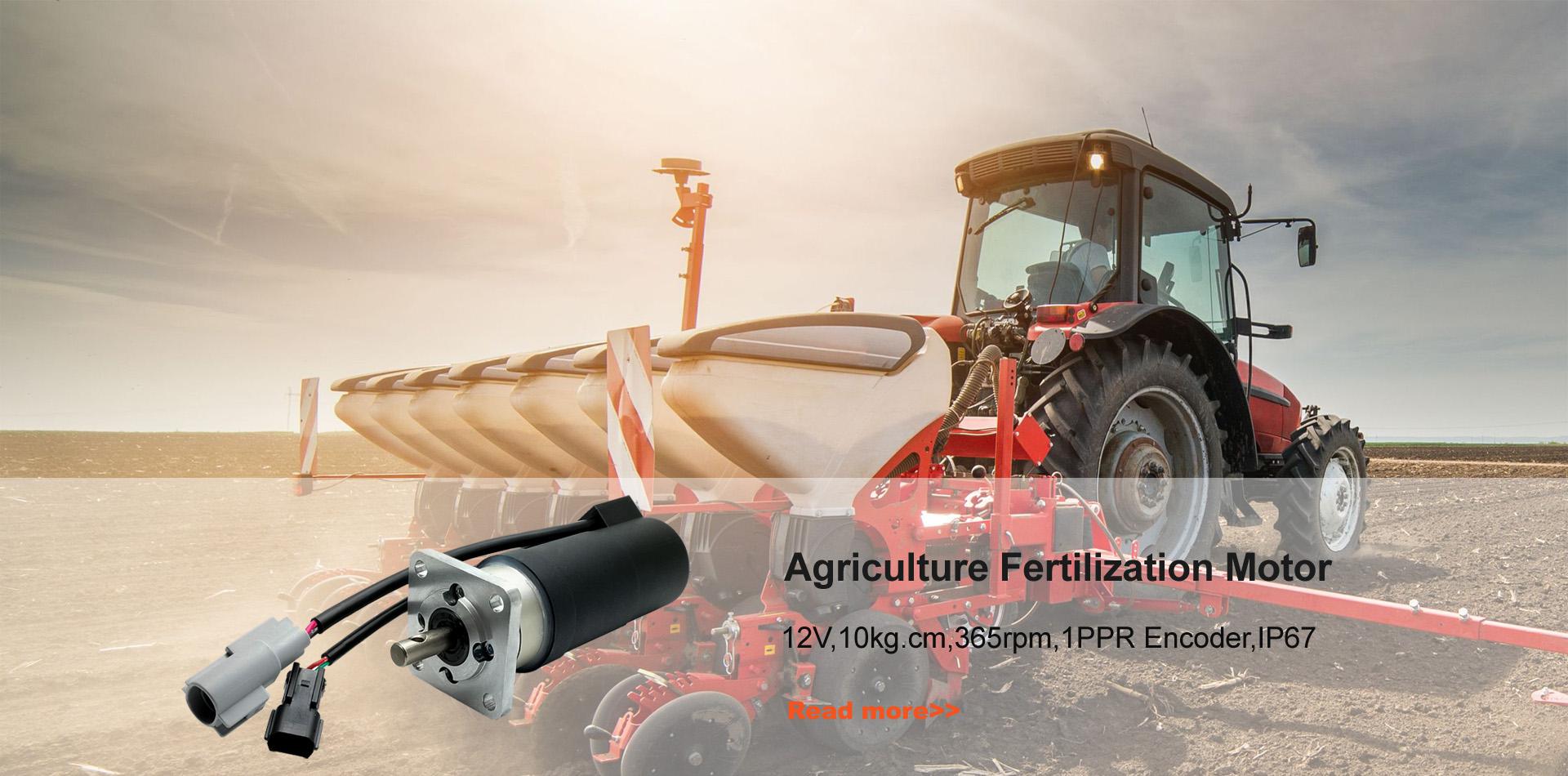 Motor de fertilización agrícola